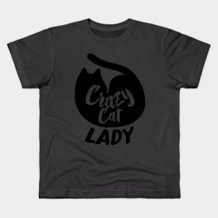 Crazy Cat Lady Kids T-Shirt